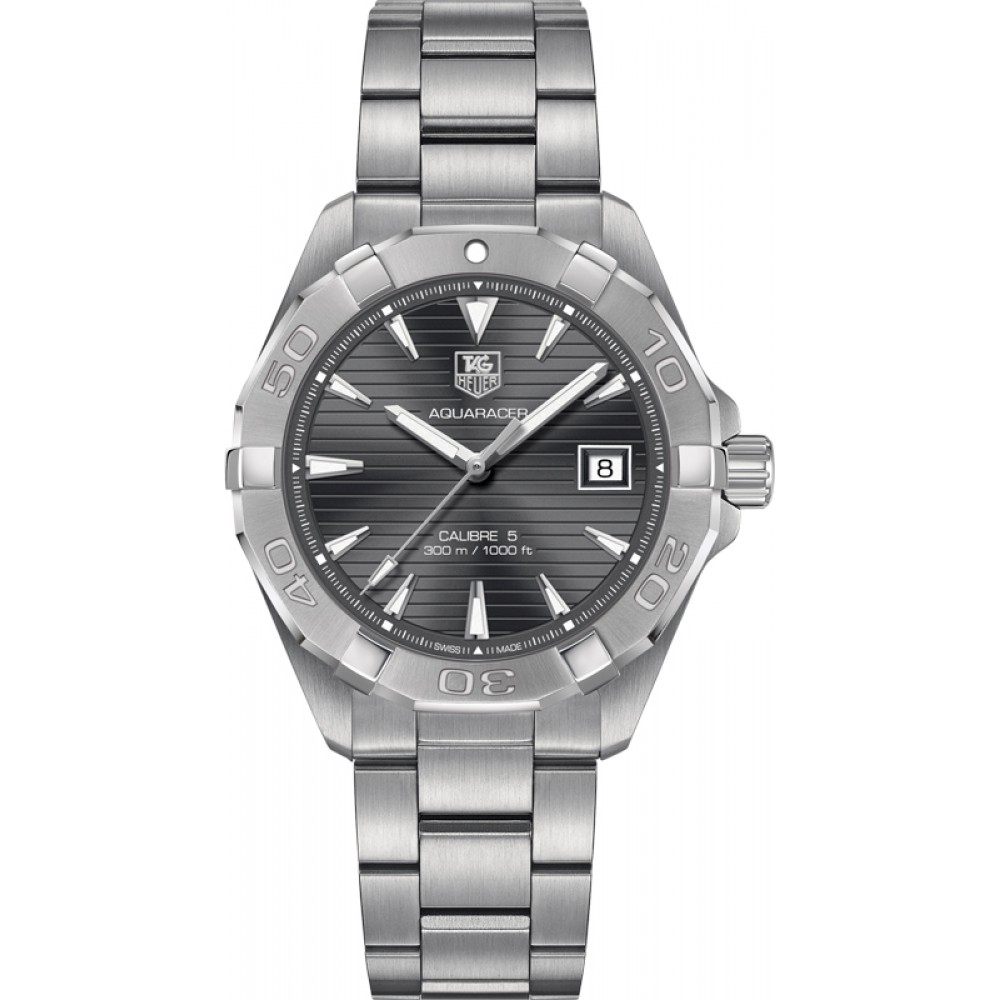 Tag Heuer Aquaracer Guilloche Grey Dial Calibre 5 Men s Watch